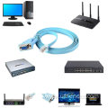 USB Serial to RS232/RJ45 Cable CAT5 USB Cable